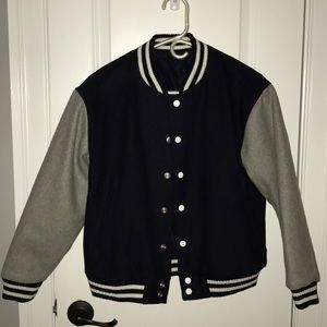 “Varsity-Inspired” Bomber Jacket